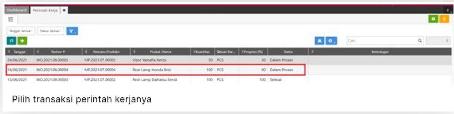 Menutup Perintah Kerja Belum Selesai di Accurate Online