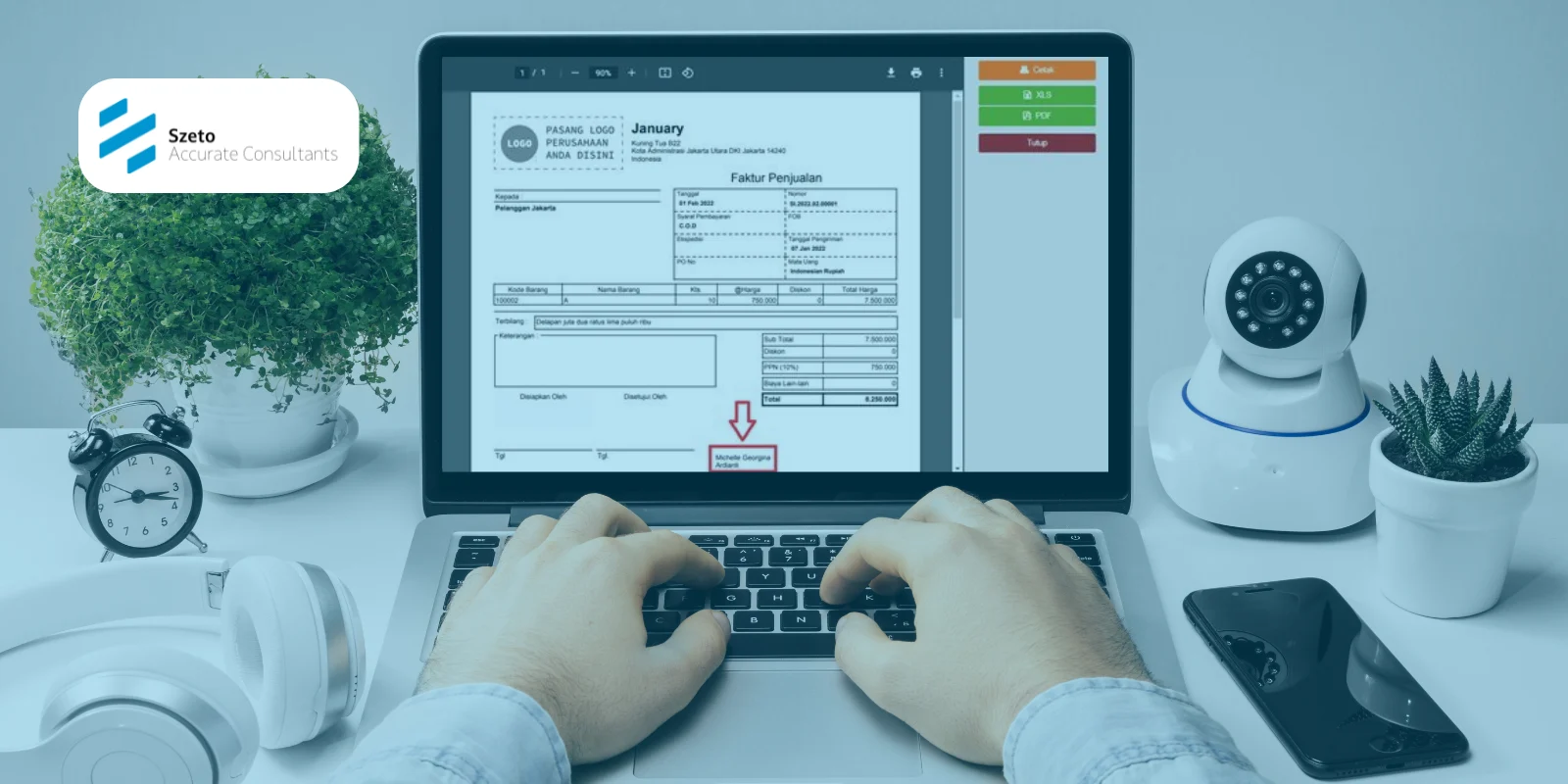 Nama Pengguna Cetak Faktur Penjualan di Accurate Online