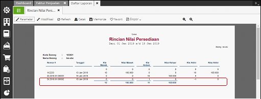 Nilai Beban Pokok Penjualan Nol di Jurnal Accurate Online