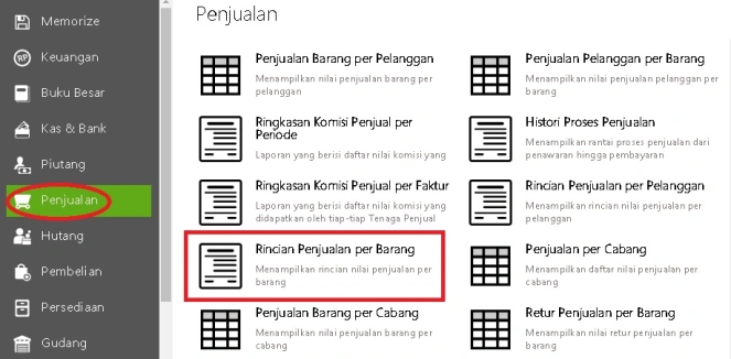 Nilai Total Dari Suatu Kolom di Laporan Accurate Online