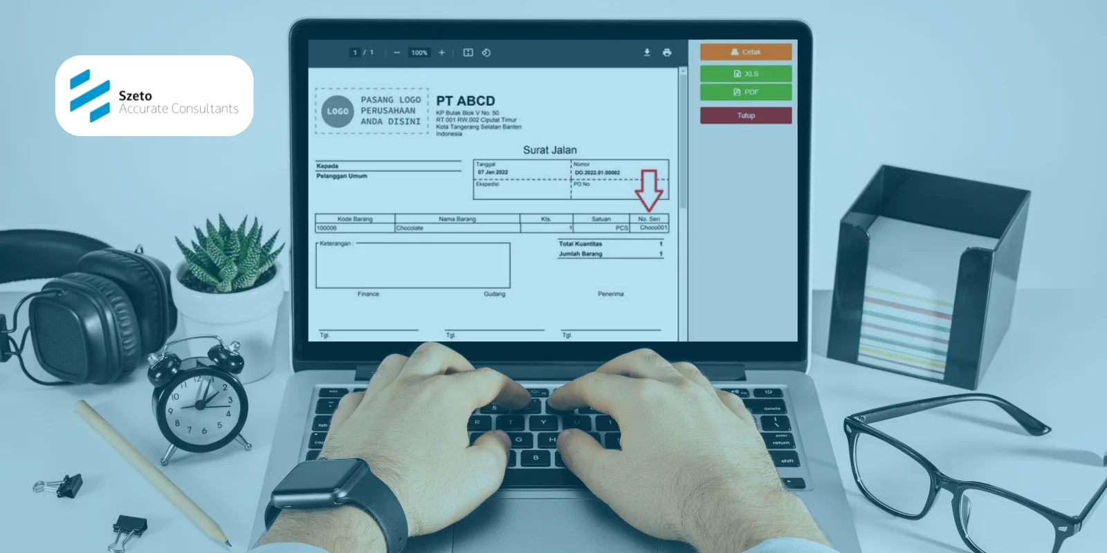 Nomor Seri Barang di Pengiriman Pesanan Accurate Online