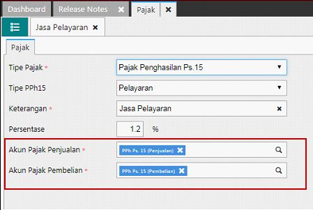 PPh untuk Pelayaran dan Penerbangan di Accurate Online