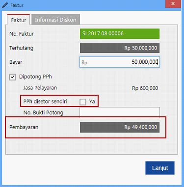 PPh untuk Pelayaran dan Penerbangan di Accurate Online