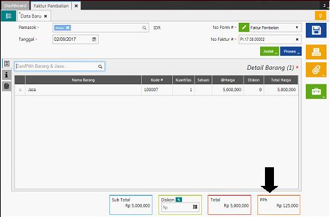 PPh untuk Penjual Jasa Orang Pribadi di Accurate Online