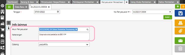 Pembayaran Ke Pemasok Sebagian Barang di Accurate Online