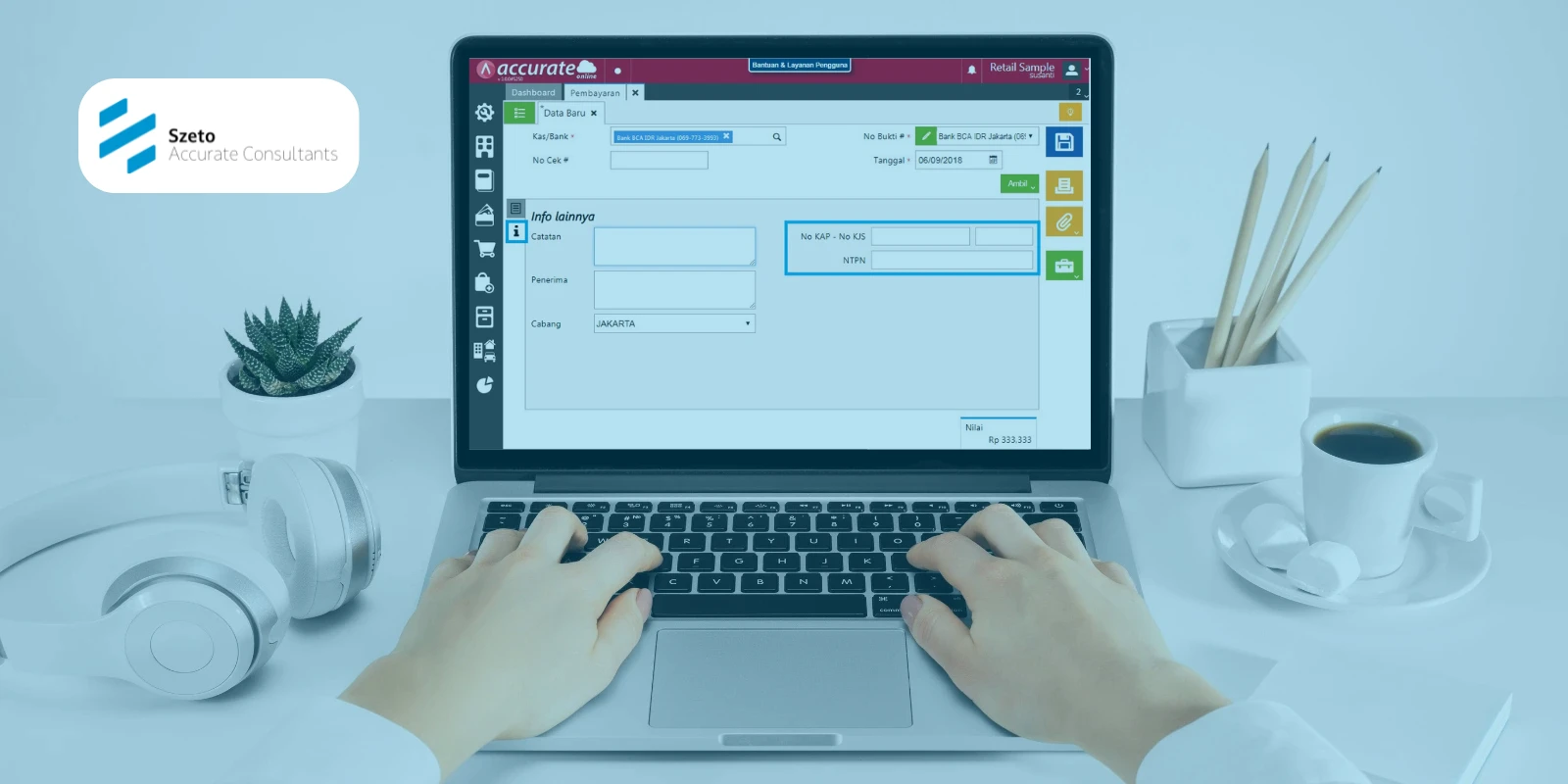 Pembayaran PPH dan Pengisian NTPN di Accurate Online