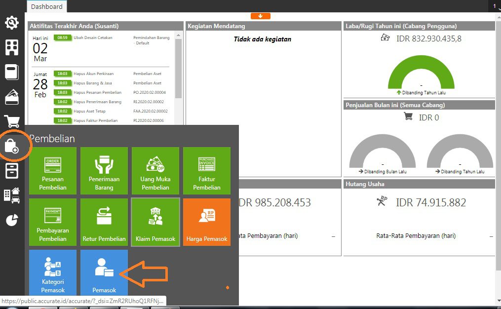Pembelian Aset Tetap dengan Cicilan di Accurate Online