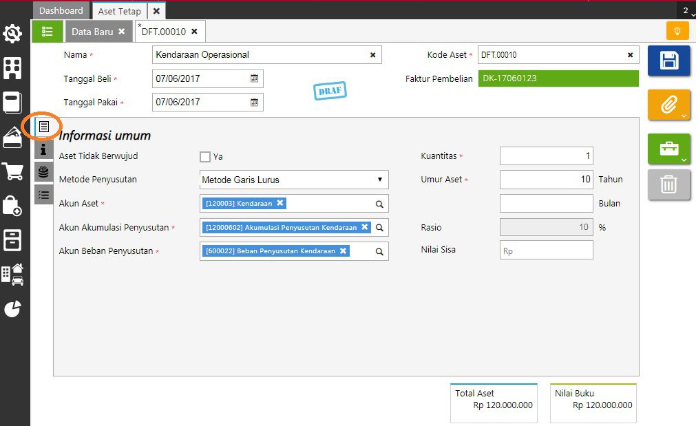 Pembelian Aset Tetap dengan Cicilan di Accurate Online