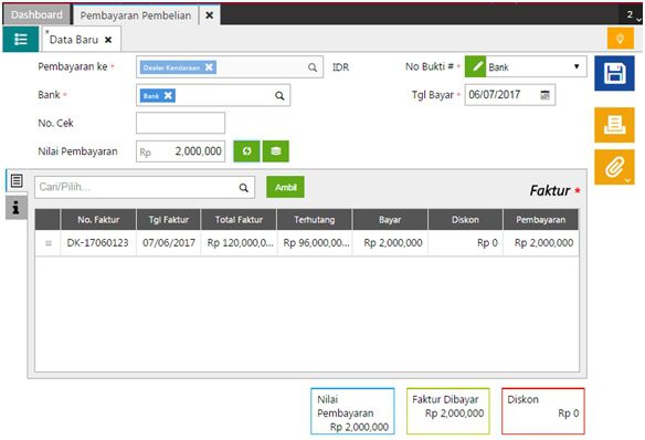 Pembelian Aset Tetap dengan Cicilan di Accurate Online