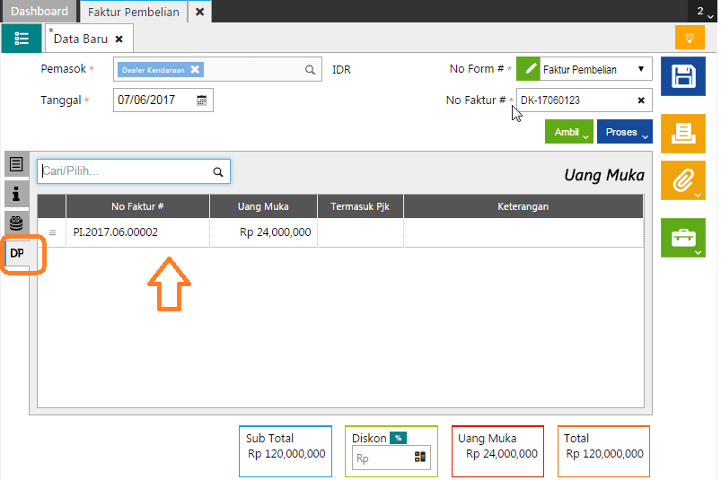 Pembelian Aset Tetap dengan Cicilan di Accurate Online