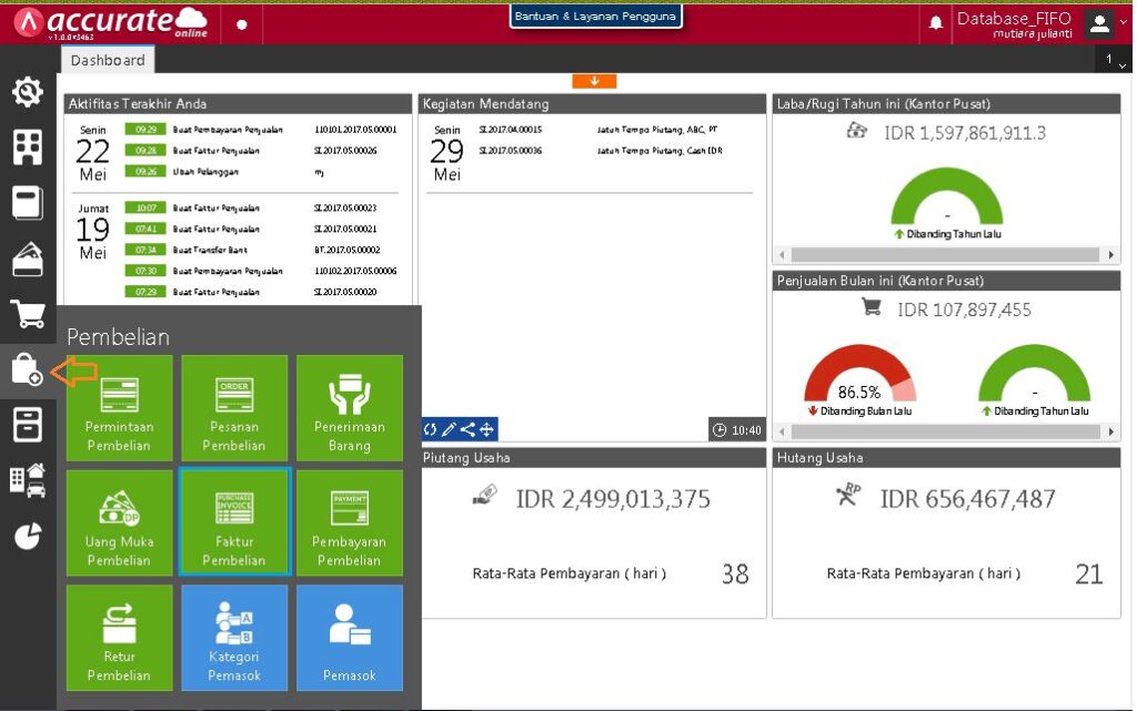Pembelian Barang Dengan Biaya Tambahan di Accurate Online