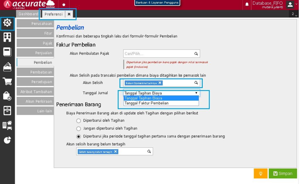 Pembelian Barang Dengan Biaya Tambahan di Accurate Online