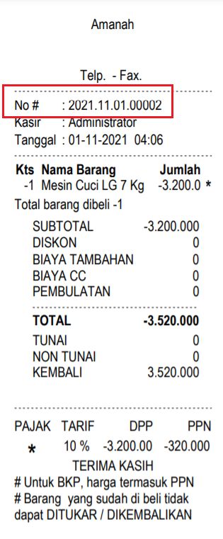 Pengembalian Barang di RENE menjadi Retur Penjualan