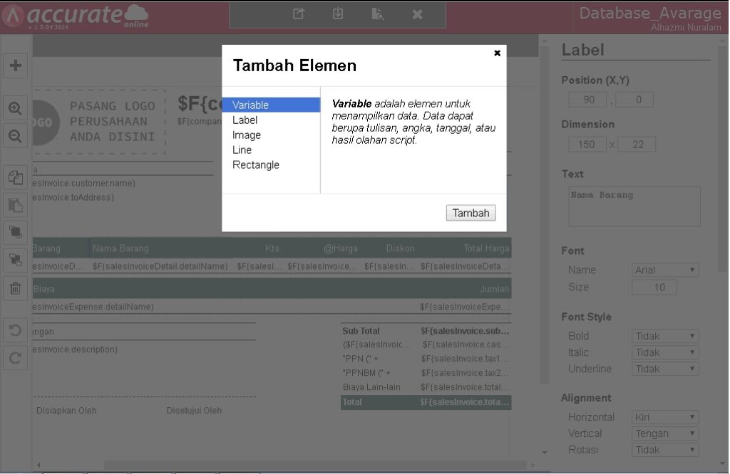 Penggunaan Kolom Karakter Barang & Jasa di Accurate Online