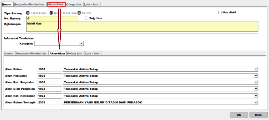 Penjualan Aktiva Tetap Melalui Invoice pada Accurate