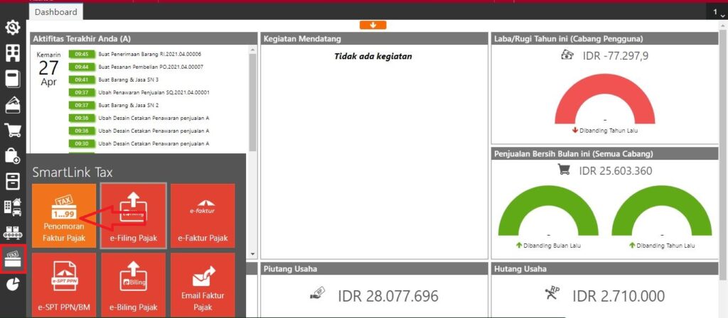 Penomoran Pajak Accurate Online