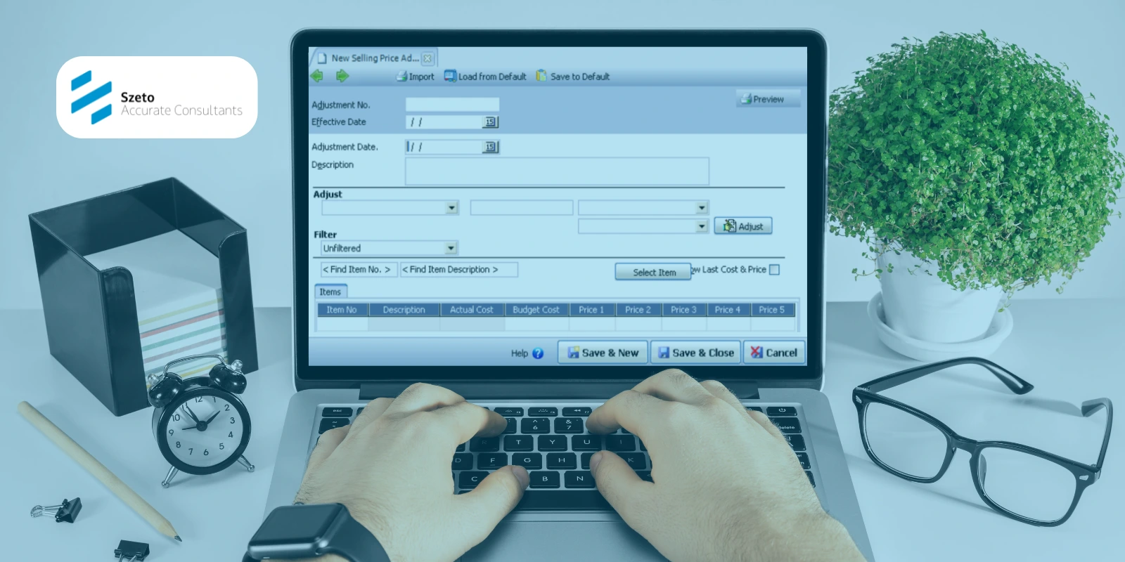 Penyesuaian Anggaran & Harga Bahan Baku di Accurate