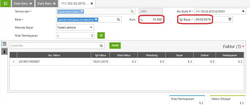 Perhitungan Selisih Kurs Mata Uang Asing di Accurate Online