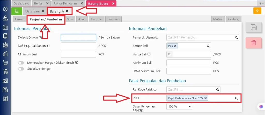 Pesan Konfirmasi Pengaturan Tarif Ppn Di Accurate Online 4