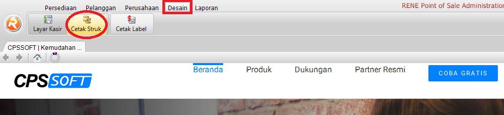 RENE Admin Menampilkan @Harga di Struk Setelah Diskon