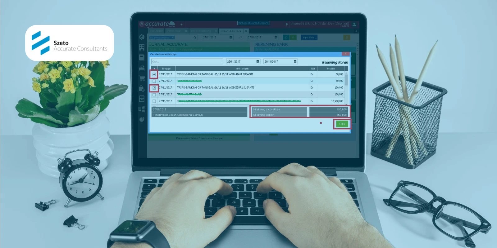 Rekonsiliasi Lebih Dari Mutasi Bank di Accurate Online