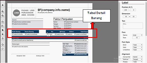 Satuan Barang di Cetakan Faktur Penjualan Accurate Online