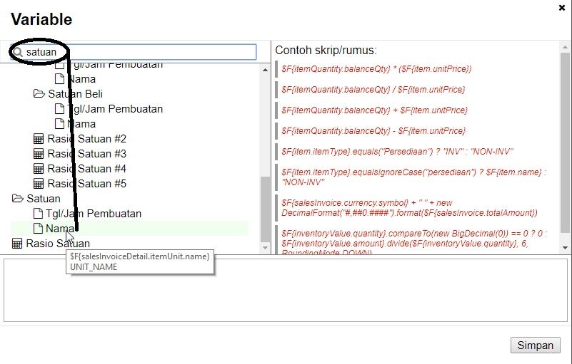 Satuan Barang di Cetakan Faktur Penjualan Accurate Online
