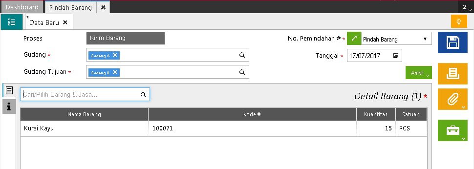 Selisih Nilai di Transaksi Pindah Barang Accurate Online