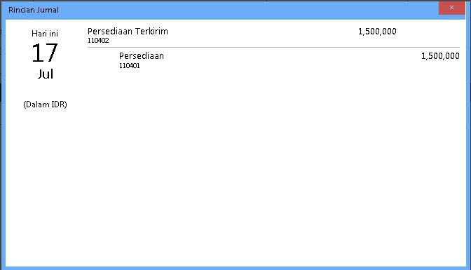 Selisih Nilai di Transaksi Pindah Barang Accurate Online