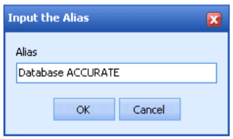 Simpan dengan Alias [File – Save as Alias] di Accurate