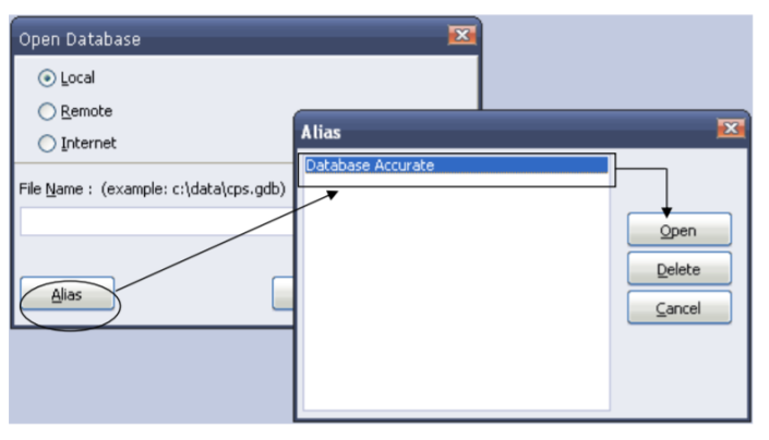 Simpan dengan Alias [File – Save as Alias] di Accurate