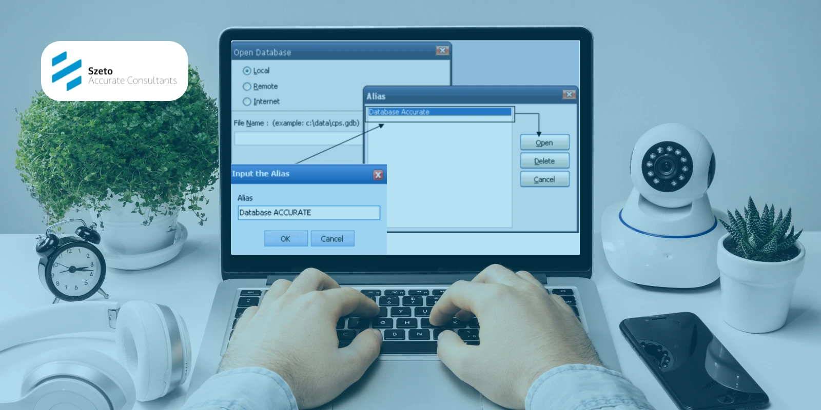 Simpan dengan Alias [File – Save as Alias] di Accurate