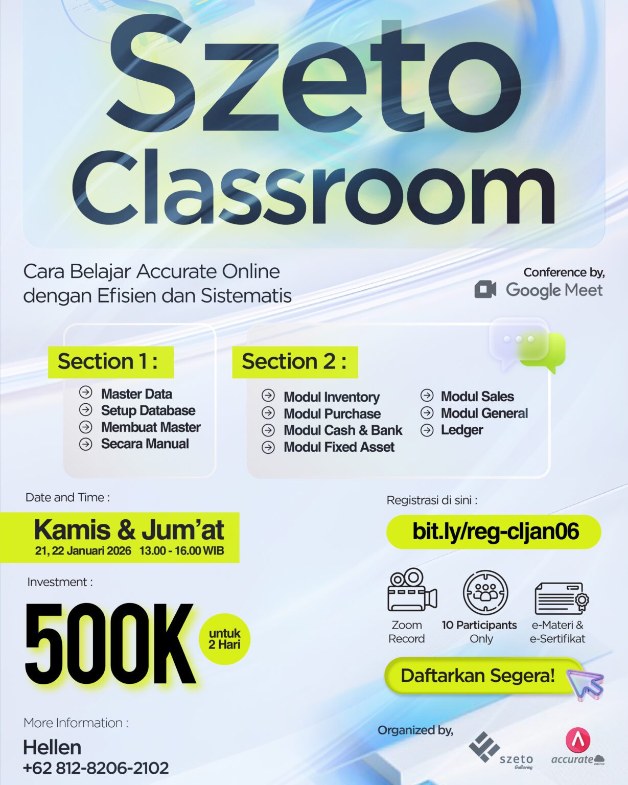Event Szeto Classroom