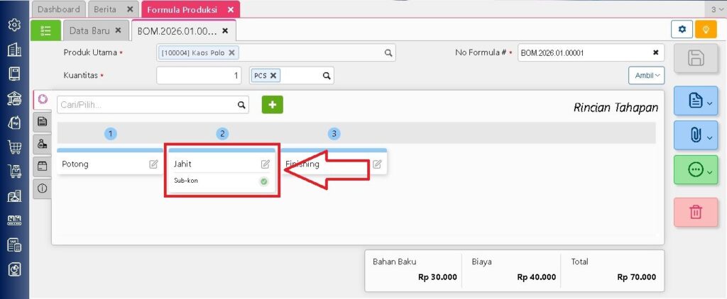 Tahap Pengelolaan Subkon Biaya Produksi Di Accurate Online 1