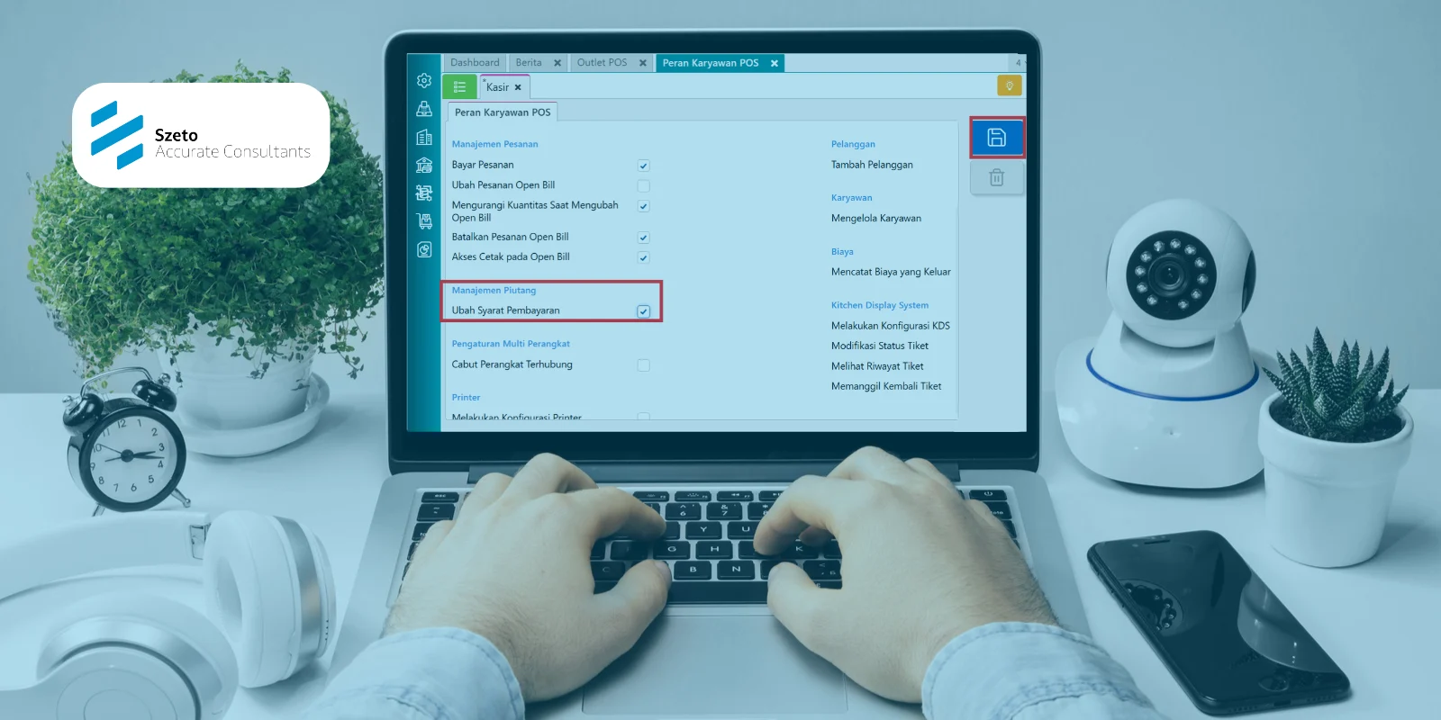 Tidak Dapat Mengubah Syarat Bayar Piutang di Accurate POS