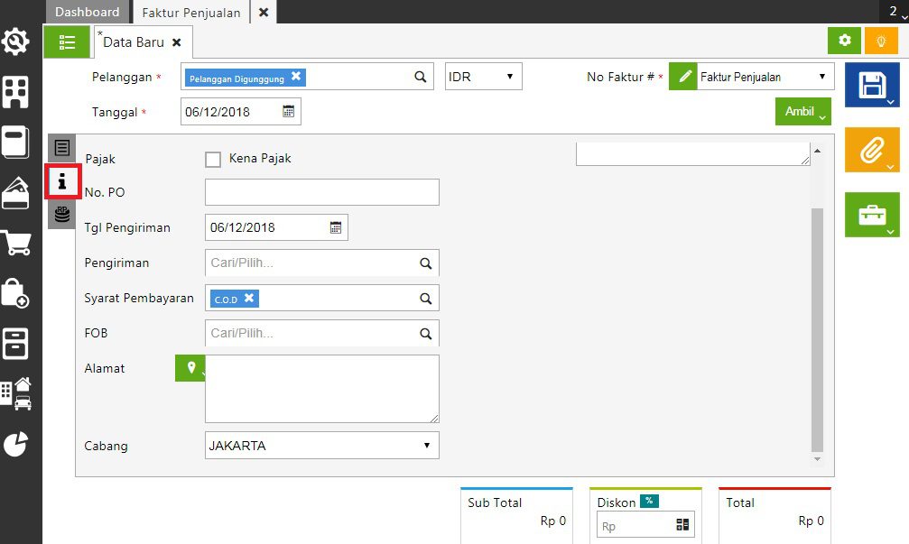 Tidak Menampilkan Nomor Faktur Pajak di Accurate Online