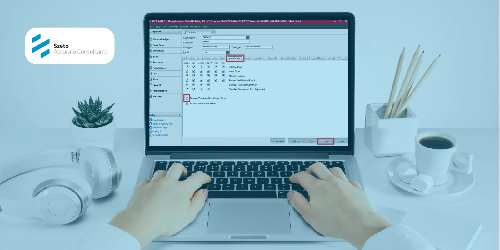 Tidak Menampilkan Work Order Status Closed di Accurate