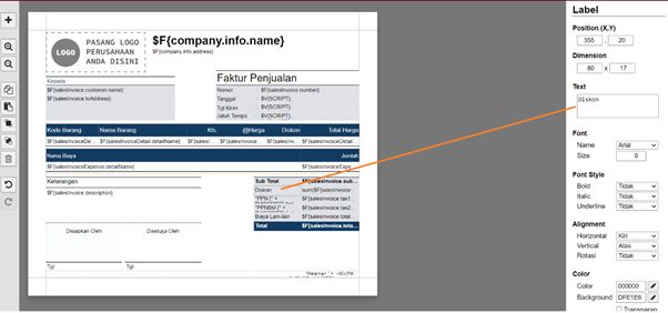 Total Diskon di Footer Faktur Penjualan Accurate Online