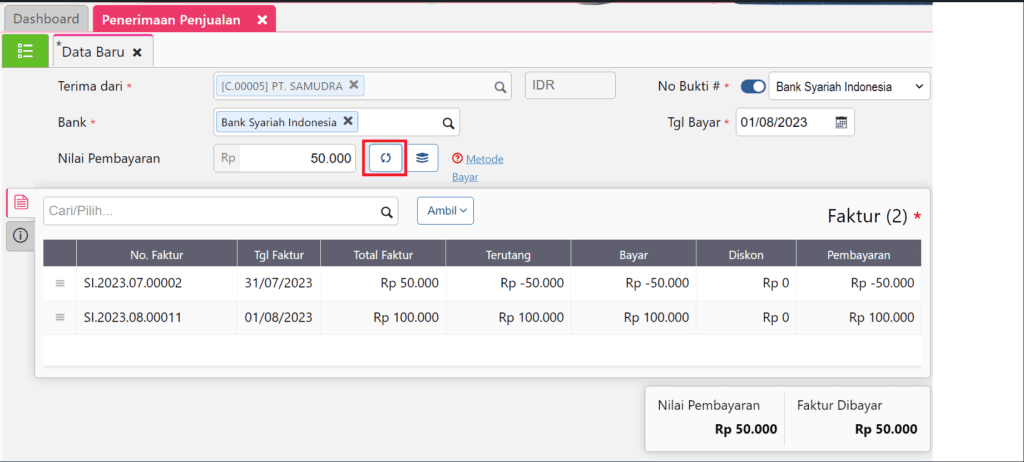 Transaksi Retur Penjualan Memotong Faktur Accurate Online