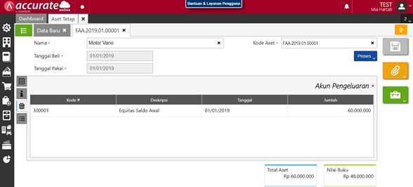 Ubah Aset Tetap Tanpa Mempengaruhi Laporan Accurate Online