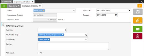 Ubah Aset Tetap Tanpa Mempengaruhi Laporan Accurate Online