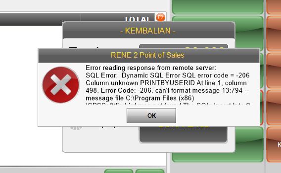 Unable to Complete Network Request To Host di RENE