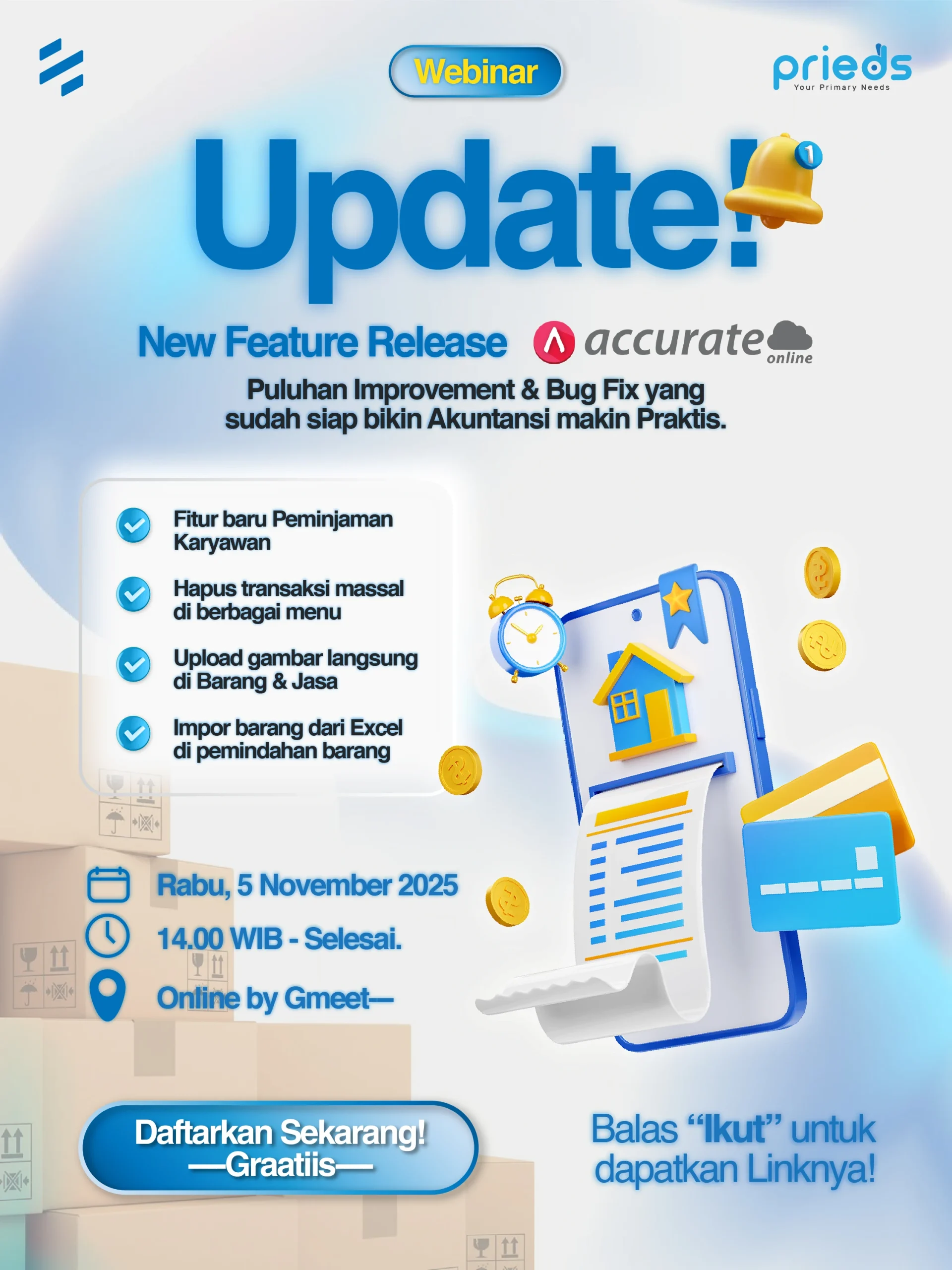 Webinar SAC x Prieds Accurate Release New Update