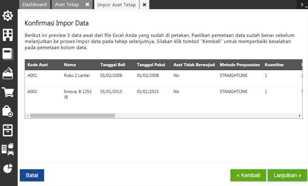 Cara Import Saldo Awal Aset Tetap di Accurate Online