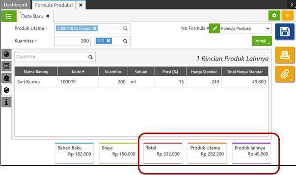 Cara Membuat Formula dengan Tahapan Produksi di Accurate Online