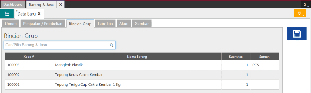 Cara Membuat Grup Barang dan Jasa di Accurate Online