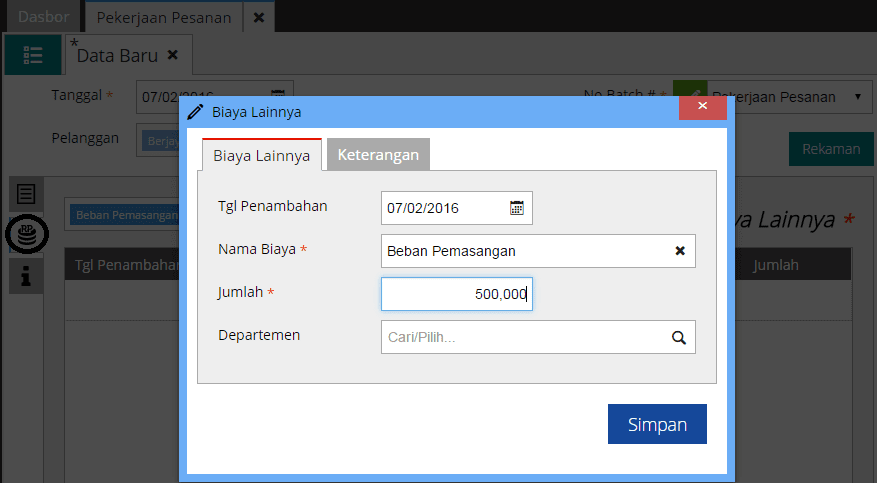 Cara Membuat Pekerjaan Pesanan di Accurate Online