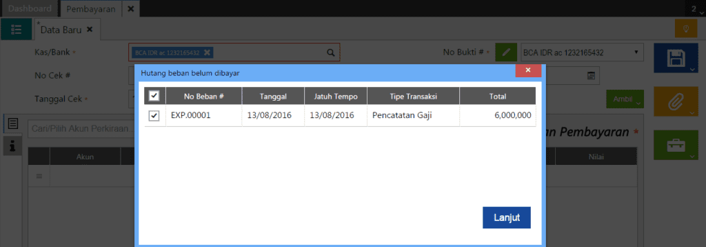 Cara Membuat Pembayaran Gaji di Accurate Online