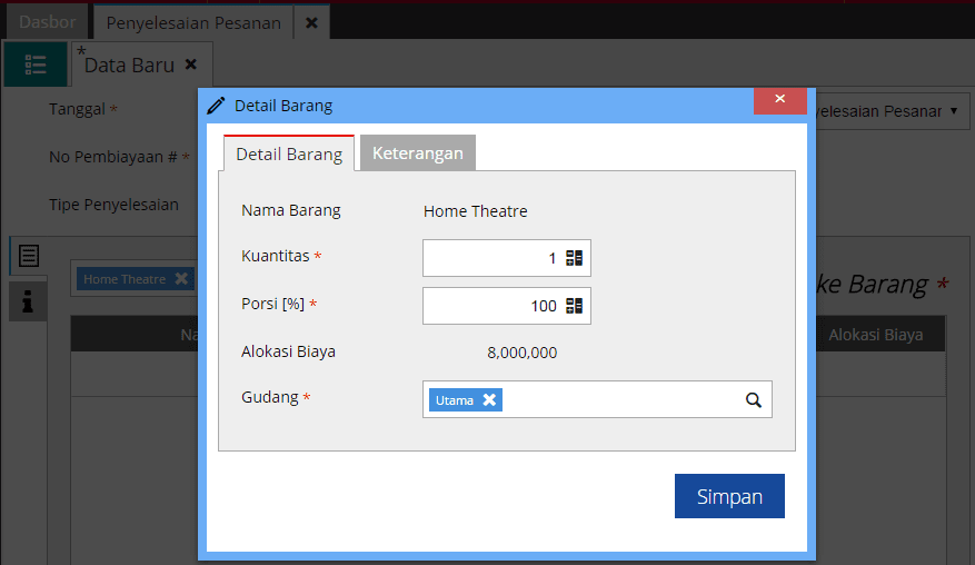 Cara Membuat Penyelesaian Pesanan di Accurate Online