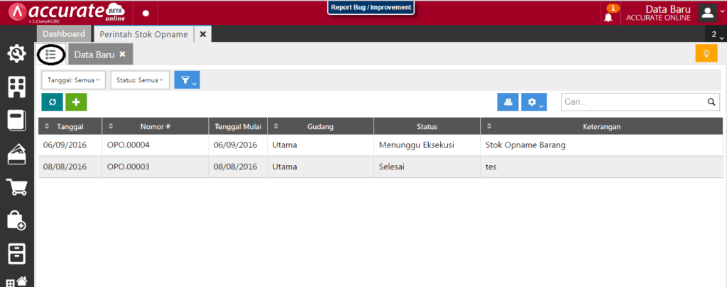 Cara Membuat Perintah Stok Opname di Accurate Online